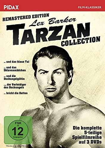 Tarzan - Lex Barker Collection / Remastered Edition / Alle 5 Tarzan-Abenteuer mit Lex Barker in einer Sammlung (Pidax Film-Klassiker) von Pidax Film- und Hörspielverlag