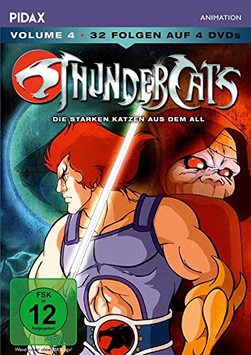 ThunderCats - Die starken Katzen aus dem All, Vol. 4 / Die letzten 32 Folgen der Kult-Serie (Pidax Animation) [4 DVDs] von Pidax Film- und Hörspielverlag