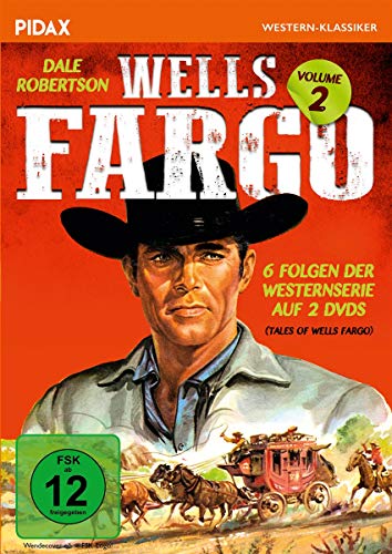 Wells Fargo, Vol. 2 / Weitere 6 Folgen der legendären Westernserie mit Dale Robertson (Pidax Western-Klassiker) [2 DVDs] von Pidax Film- und Hörspielverlag