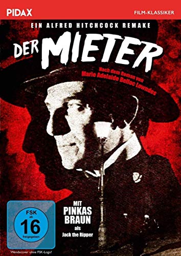 Der Mieter / Gruseliges Alfred Hitchcock Remake mit Pinkas Braun als Jack the Ripper (Pidax Film-Klassiker) von Pidax Film