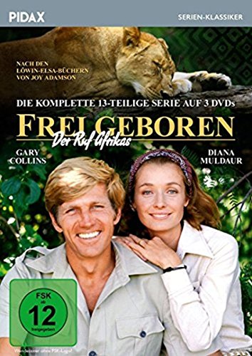 Frei geboren - Der Ruf Afrikas / Die komplette 13-teilige Serie nach den Löwin-Elsa-Büchern von Joy Adamson (Pidax Serien-Klassiker) [3 DVDs] von Pidax Film