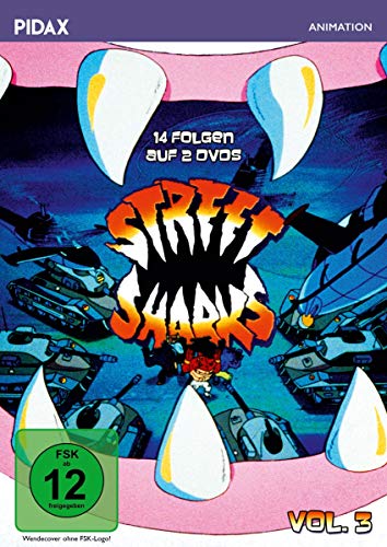 Street Sharks, Vol. 3 / Weitere 14 Folgen der Zeichentrickserie (Pidax Animation) [2 DVDs] von Pidax Film- und Hörspielverlag