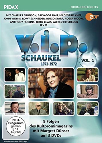 V.I.P.-Schaukel, Vol. 1 (1971 - 1972) / Die ersten 9 Folgen des Kultpromimagazins mit Margret Dünser (Pidax Doku-Highlights) [3 DVDs] von Pidax Film