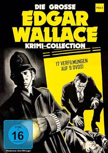Die große Edgar Wallace Krimi-Collection / 17 Verfilmungen der beliebten Edgar-Wallace-Krimis (Pidax Film- und Hörspielverlag) [9 DVDs] von Pidax film media Ltd. (Alive AG)