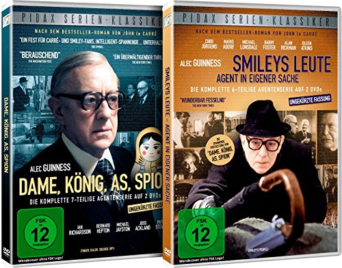Dame, König, As, Spion + Smileys Leute - Gesamtedition / Beide Kultserien nach den Bestsellern von John le Carré auf 4 DVDs (Pidax Serien-Klassiker) von Pidax film media Ltd.