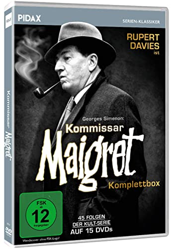 Kommissar Maigret Vol. 1 + 2 +3 + 4 + 5 - Komplettbox / 45 Folgen auf 15 DVDs (Pidax Serien-Klassiker) von Pidax film media
