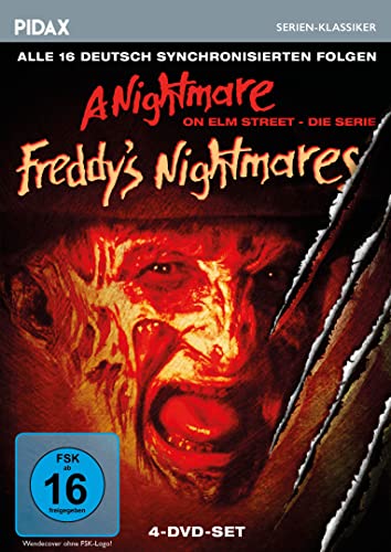Freddy's Nightmares - A Nightmare on Elm Street - Die Serie / Alle 16 deutsch synchronisierten Folgen der Freddy Krueger-Kultserie (Pidax Serien-Klassiker) [4 DVDs] von Pidax film