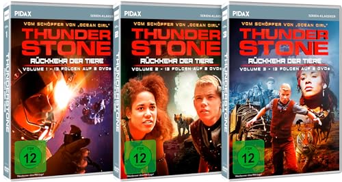 Thunderstone - Rückkehr der Tiere - Gesamtedition / Alle deutschen Folgen der postapokalyptischen Abenteuerserie (Pidax Serien-Klassiker) (6 DVDs) von Pidax