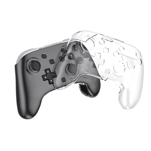 Crystal Clear Hard Shell Case für Switch 2 PRO Controller - Kratzfester, stoßfester PC-Schutz mit präzisen Tastenausschnitten & rutschfestem Griff von Pidynx