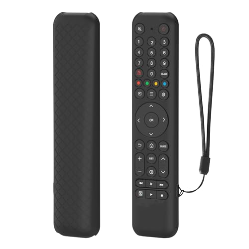Fernbedienungsabdeckung für TCL RC716/RC833, stoßfeste und staubdichte Silikonhülle, Ganzkörper-Schutzhülle für TCL TV-Fernbedienungen (rutschfester Griff, einfacher Zugriff auf Tasten, 2er-Pack Fernbedienungsabdeckung für TCL RC716/RC833, stoßfeste und staubdichte Silikonhülle, Ganzkörper-Schutzhülle für TCL TV-Fernbedienungen (rutschfester Griff, einfacher Zugriff auf Tasten, 2er-Pack von Pidynx