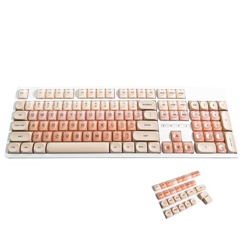 HOA Profile-Tastenkappen, komplettes Set (von der Foundation inspirierte Farben), mechanische Tastatur-Tastenkappen, anpassbares und langlebiges PBT/ABS-Material von Pidynx
