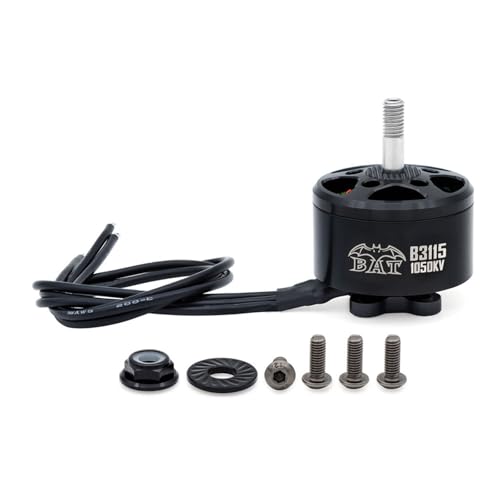Pidynx B3115 FPV Brushless Motor - Hochleistungs-Racing-Drohnenmotor für Multirotor-Drohnen, NMB-Lager, hitzebeständige Kupferwicklungen, abnehmbares Kühldesign, M5-Schaft (11050KV) von Pidynx
