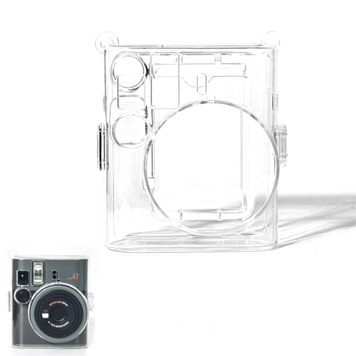 Pidynx Crystal Clear Hülle für Instax Mini 41 - Schlanke transparente Schutzhülle mit staubdichtem Design, kratzfest, leicht & einfach zu installieren, 360° Ganzkörperschutz Pidynx Crystal Clear Hülle für Instax Mini 41 - Schlanke transparente Schutzhülle mit staubdichtem Design, kratzfest, leicht & einfach zu installieren, 360° Ganzkörperschutz von Pidynx