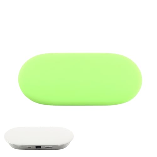 Pidynx Silikon-Schutzhülle für Google TV 2024 Streamer 4K/Chromecast – verdickte, weiche Hülle mit regulären und im Dunkeln leuchtenden Farboptionen (Luminöses Grün) von Pidynx