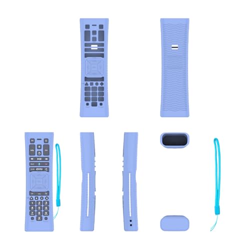 Pidynx Silikon-Schutzhülle für Xfinity XR11 TV-Fernbedienung, stoßfest, rutschfest, staubdicht, wasserdicht, leicht zu reinigen, minimalistisches Design (Blau) von Pidynx