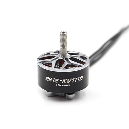 Sparkhobby XSPEED 2812 Bürstenloser Motor – KV900/KV1115 Drohnenmotor für 17,8 cm / 8 Zoll FPV Racing & Long-Range Drohnen (Kühlflossen-Design, 3–6S LiPo kompatibel) (XSPEED 2812-KV1115*1) von Pidynx