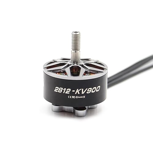Sparkhobby XSPEED 2812 Bürstenloser Motor – KV900/KV1115 Drohnenmotor für 17,8 cm / 8 Zoll FPV Racing & Long-Range Drohnen (Kühlflossen-Design, 3–6S LiPo kompatibel) (XSPEED 2812-KV900*1) von Pidynx