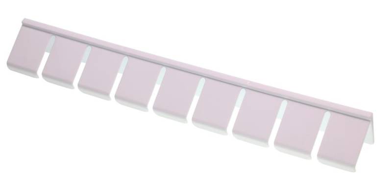Piebert Flaschenhalter Flaschenrechen für Kühlschrank 31x4,5x3,5cm Zum Klemmen Flexibel weiß von Piebert