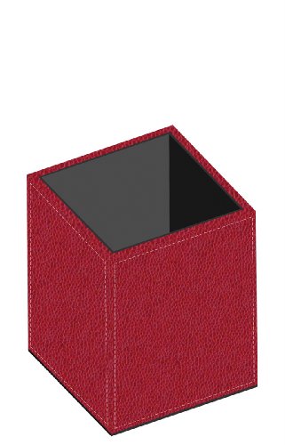 Square Pencil Holder Red +++ STIFTHALTER für den Schreibtisch +++ Pierre Belvédère Qualität von Pierre Belvedere
