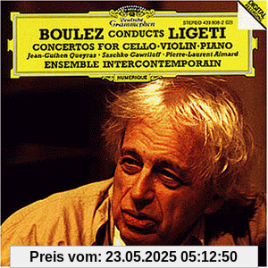 Ligeti: Konzerte für Klavier, Violine, Violoncello von Pierre Boulez