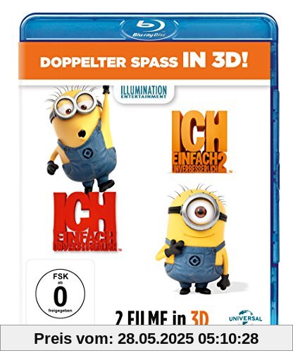 Ich - Einfach unverbesserlich 1&2 [Blu-ray 3D] von Pierre Coffin