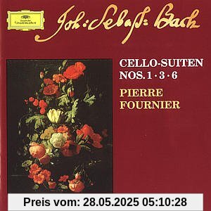 Cello-Suiten Nos.1,3,6 (Meisterwerke Vol. 22) von Pierre Fournier