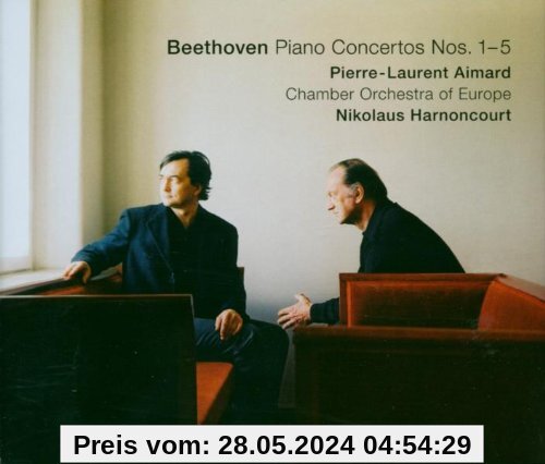 Beethoven: Klavierkonzerte 1-5 von Pierre-Laurent Aimard
