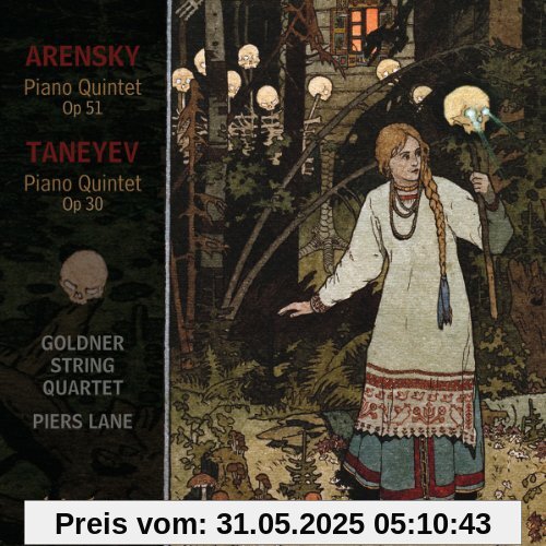 Tanejew + Arensky: Klavierquintette von Piers Lane