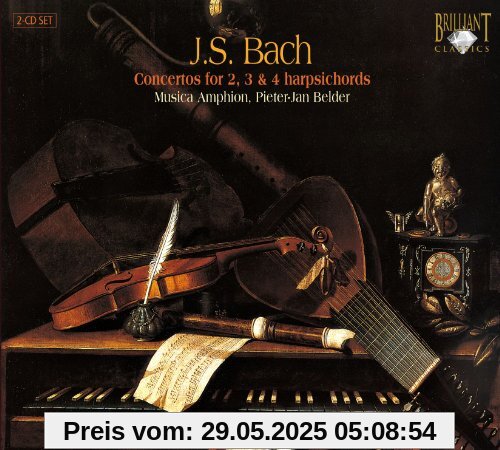 Concertos 2, 3 & 4 Harpsichords von Pieter-Jan Belder