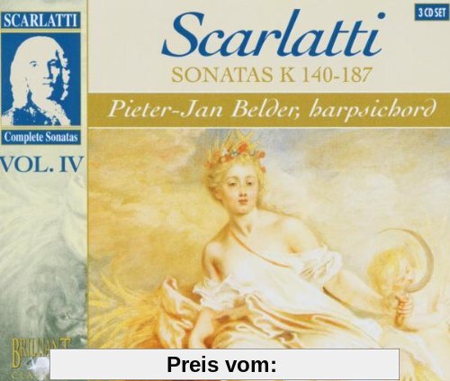 Scarlatti Vol. 4 - Sonatas K 140-187 von Pieter-Jan Belder