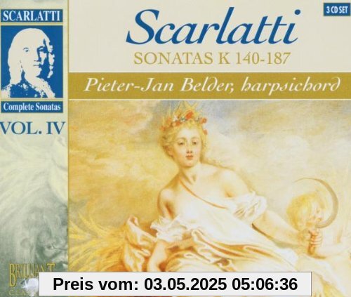 Scarlatti Vol. 4 - Sonatas K 140-187 von Pieter-Jan Belder