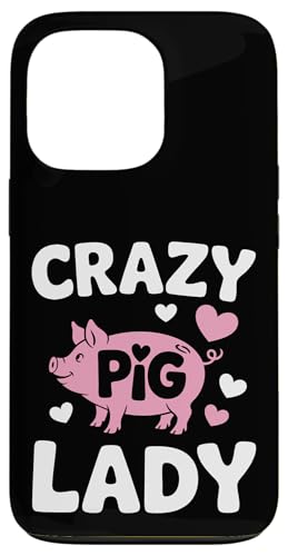 Schwein Crazy Pig Lady Hülle für iPhone 13 Pro Schwein Crazy Pig Lady Hülle für iPhone 13 Pro von Pig Pigs Farm Animal