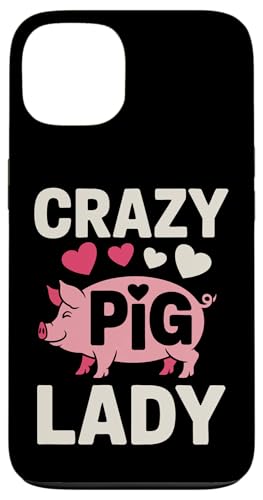 Schwein Crazy Pig Lady Hülle für iPhone 13 Schwein Crazy Pig Lady Hülle für iPhone 13 von Pig Pigs Farm Animal
