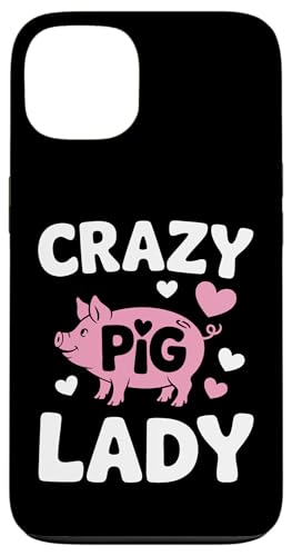 Schwein Crazy Pig Lady Hülle für iPhone 13 Schwein Crazy Pig Lady Hülle für iPhone 13 von Pig Pigs Farm Animal