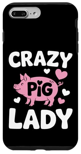 Schwein Crazy Pig Lady Hülle für iPhone 7 Plus/8 Plus Schwein Crazy Pig Lady Hülle für iPhone 7 Plus/8 Plus von Pig Pigs Farm Animal