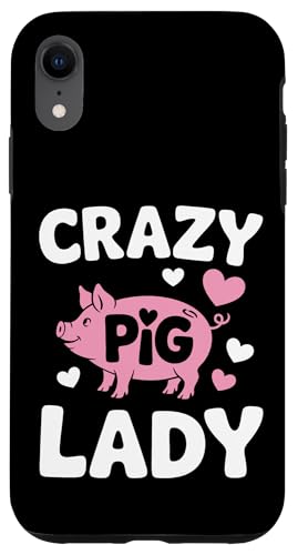Schwein Crazy Pig Lady Hülle für iPhone XR Schwein Crazy Pig Lady Hülle für iPhone XR von Pig Pigs Farm Animal