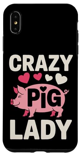 Schwein Crazy Pig Lady Hülle für iPhone XS Max Schwein Crazy Pig Lady Hülle für iPhone XS Max von Pig Pigs Farm Animal