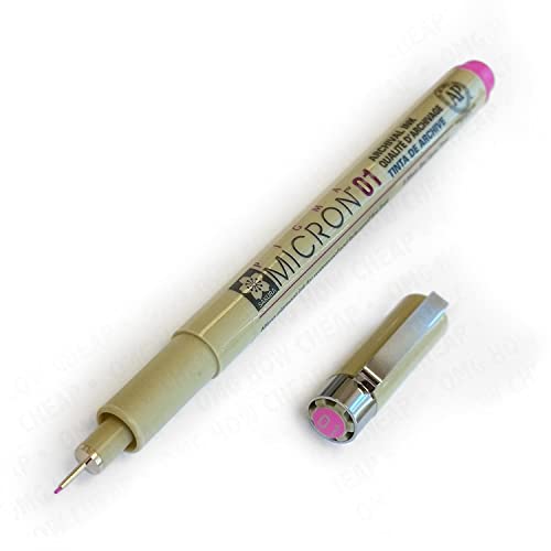 Sakura Pigma Micron – Pigment Fineliner – Single – 0,1 mm – Rose von Pigma