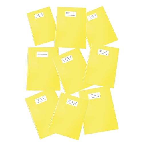 Pigna, Glänzende farbige PVC-Notizbuchhülle, Format A4, 230 Micron, mit Klappen und Ecktasche, Farbe Gelb, 25 Stück von Pigna