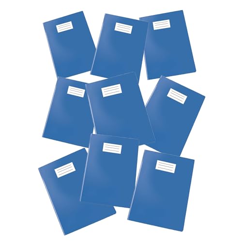 Pigna, Glänzende farbige PVC-Notizbuchhülle, Format A4, 230 Micron, mit Klappen und Ecktasche, Farbe Blau, 25 Stück von Pigna