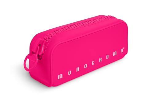 Pigna, Etui aus weichem Silikon, einfarbig, fluoreszierend mit Reißverschluss, Farbe Rosa, Packung mit 1 Stück Pigna, Etui aus weichem Silikon, einfarbig, fluoreszierend mit Reißverschluss, Farbe Rosa, Packung mit 1 Stück von Pigna
