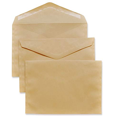 Pigna 0097580 Briefumschläge 80 g/m2, 250 Blatt, 9 x 32 cm gelb von Pigna