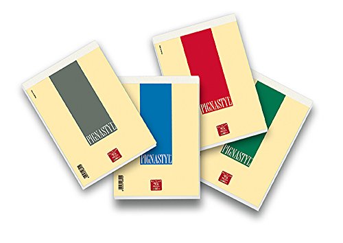 Pigna, Block PIGNASTYL, Metallic Stitch, A5 15x21 cm, 70 Blatt, 80 g/m² Papier, 4 Fächer, innen 5M, Quadrate 5 mm, 10 Stück. Pigna, Block PIGNASTYL, Metallic Stitch, A5 15x21 cm, 70 Blatt, 80 g/m² Papier, 4 Fächer, innen 5M, Quadrate 5 mm, 10 Stück. von Pigna