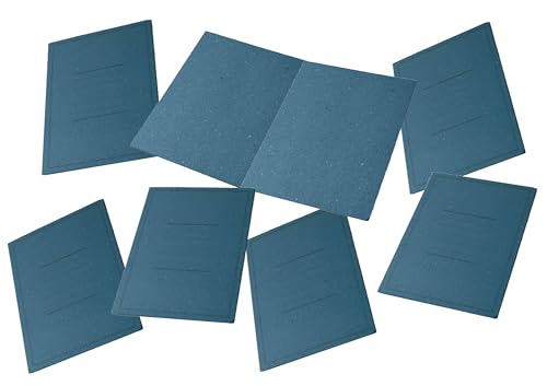 Pigna, 50 unbedruckte Schnellhefter ohne Klappen, Eco Line, 24,5x34,5 cm, 180 g/m², Farbe Hellblau von Pigna