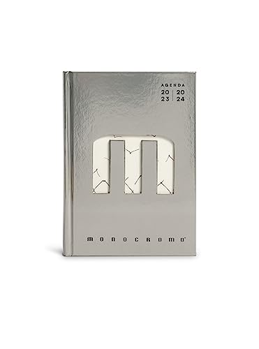 Pigna Monochrom Tagebuch 2023, Silber von Pigna