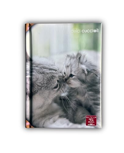 Pigna Tagebuch 12 Monate Süße Welpen, Datum frei, Thema Katze von Pigna