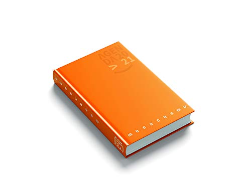 Pigna Tagebuch 16 Monate, Monochrom, Orange, 448 Seiten, festes Datum von Pigna