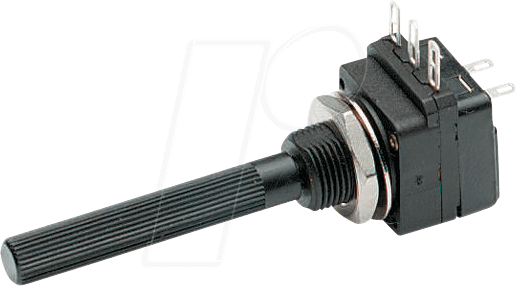 PIH PC16CP06473C - Drehpotentiometer, 47 kOhm, linear, 6 mm von Piher