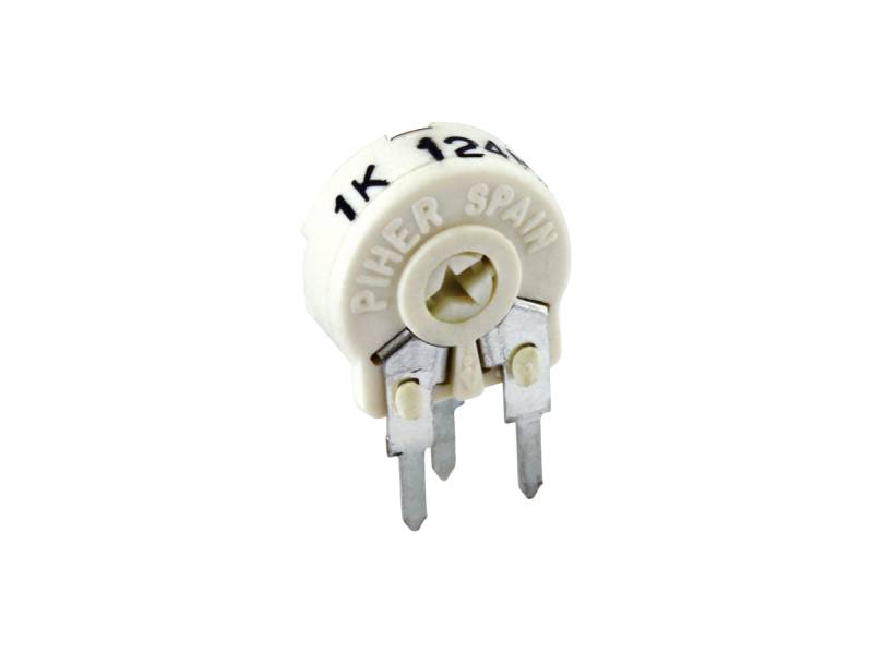 PIHER Potentiometer PT-10, 1 KΩ, stehend von Piher