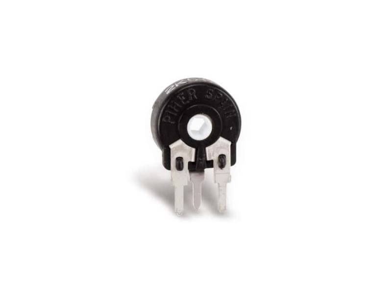PIHER Potentiometer PT-10, 500 Ω, stehend von Piher